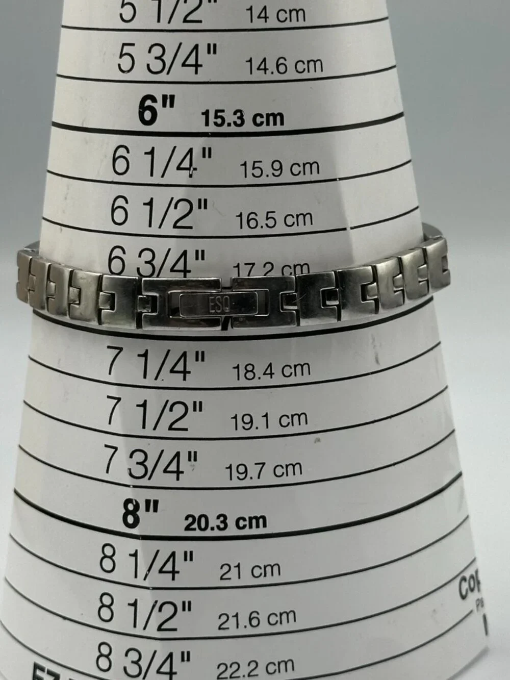 ESQ Watch Women Silver Tone Pink Dial 22MM Round Swiss New Battery 7.25 Inch